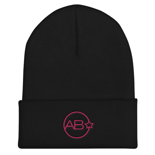 "AB" Cuffed Beanie